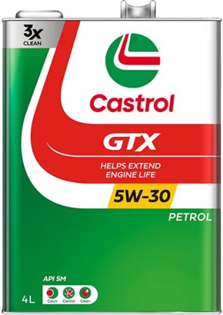 エンジンオイルの粘度表記（5W-30）の例